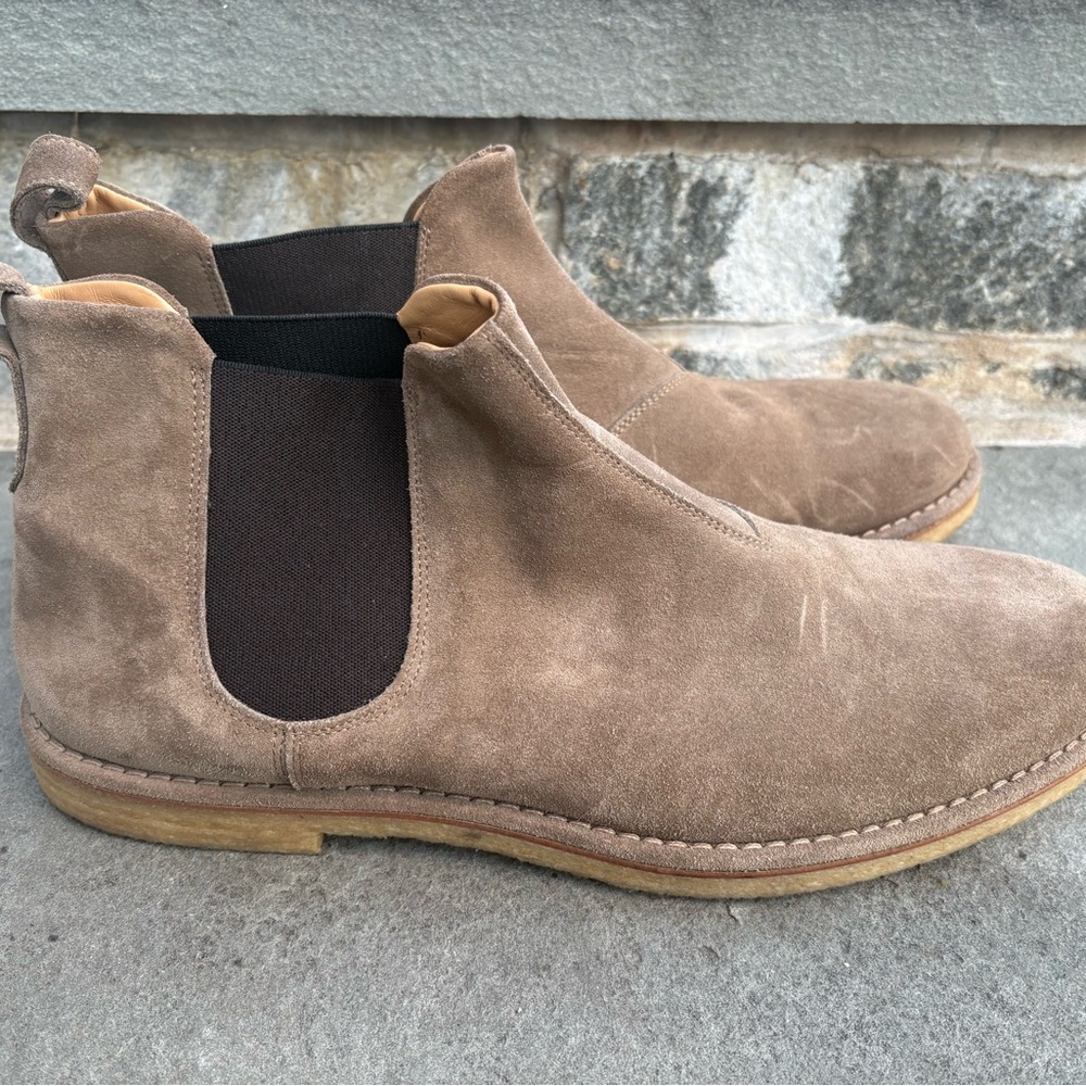 Vince Bonham Men's Suede Chelsea Boot size 13 new